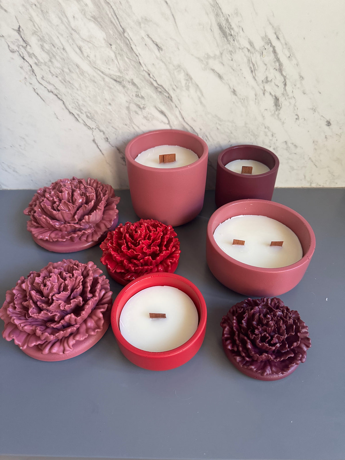 Tarro de vela “Dulce Clavel” 15oz