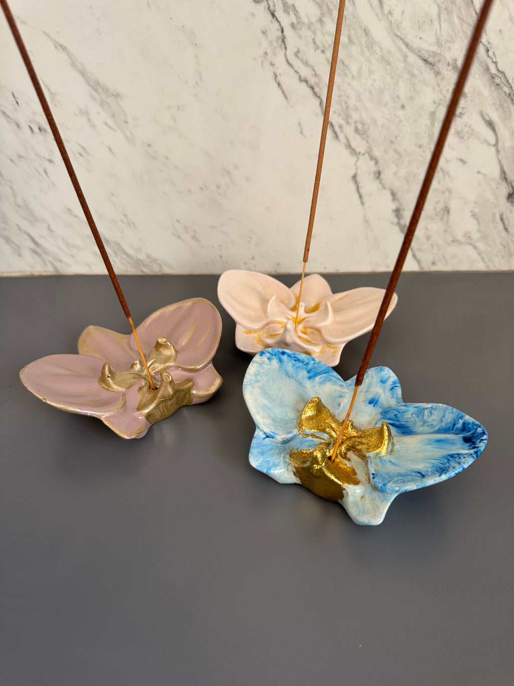 Porta incienso Flor de Orquídea