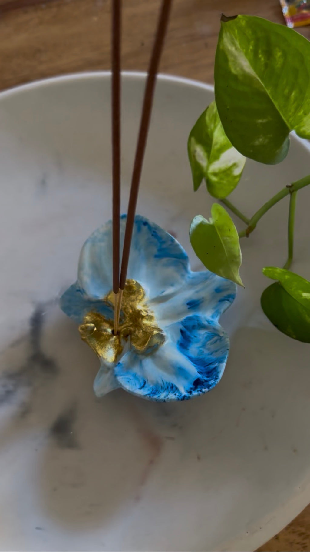 Porta incienso Flor de Orquídea