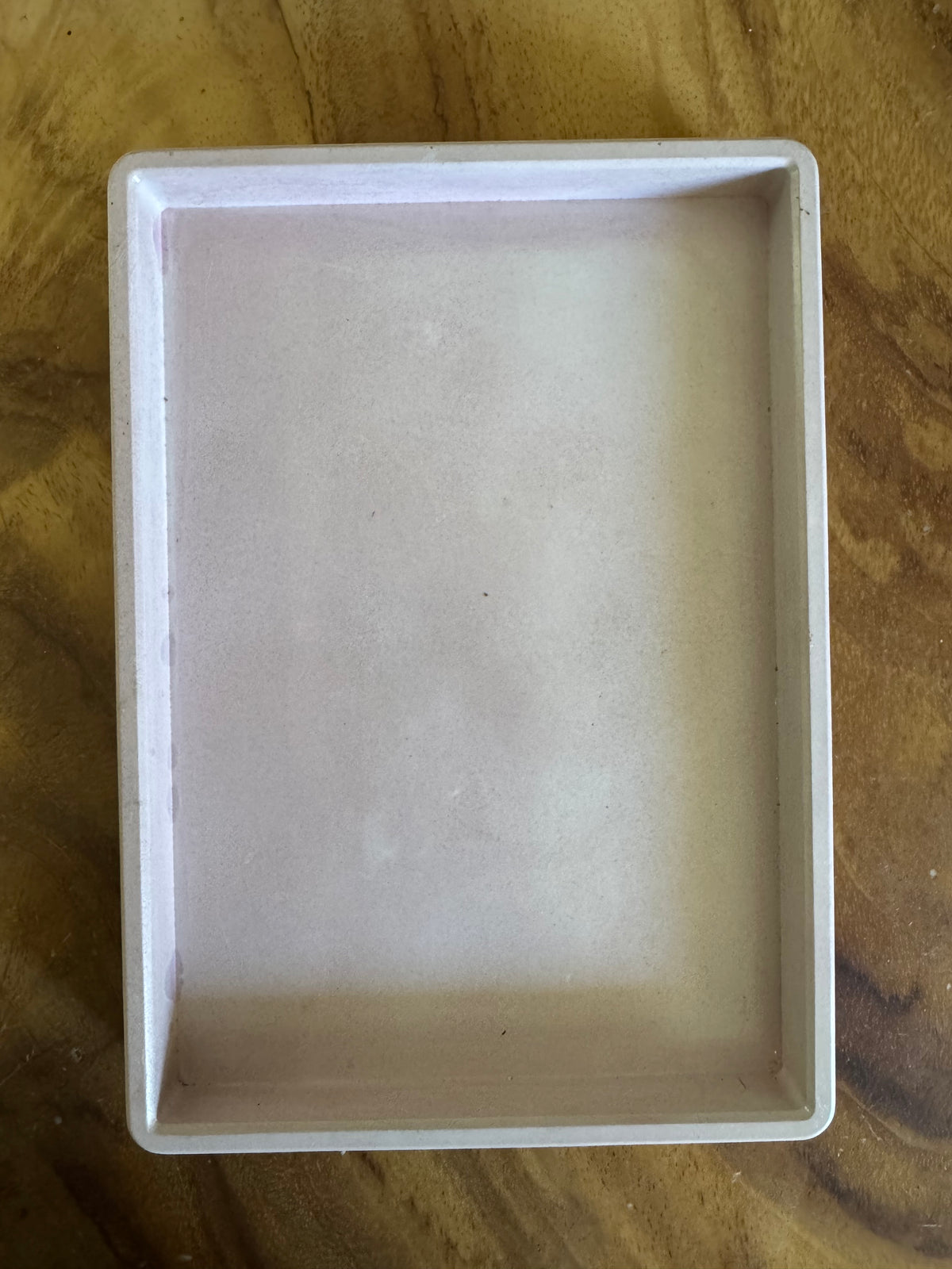Bandeja rectangular bordes delgados