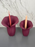 Porta vela ¨Flor de Cala” chico