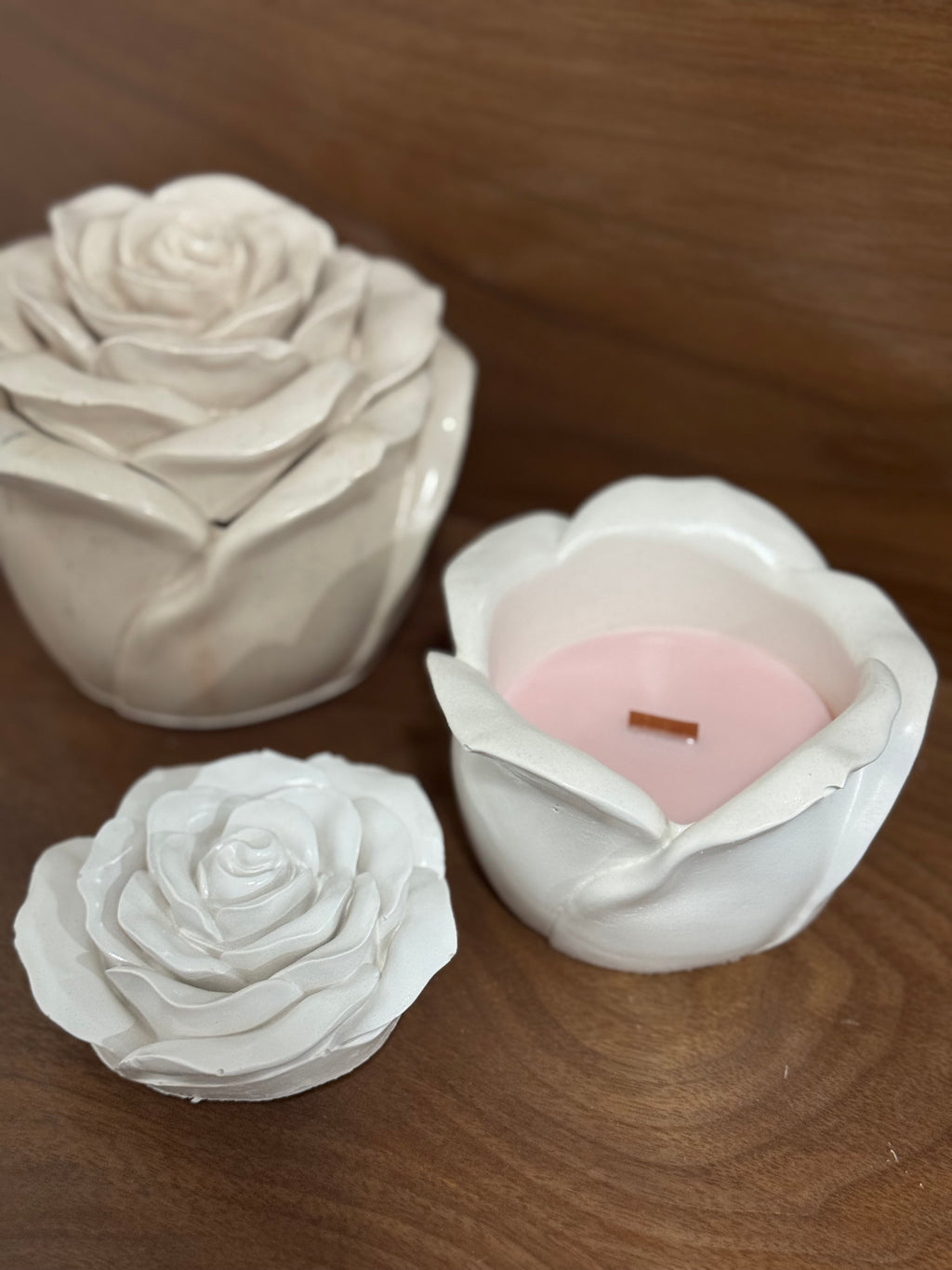 Tarro “Rosa eterna” 7 oz