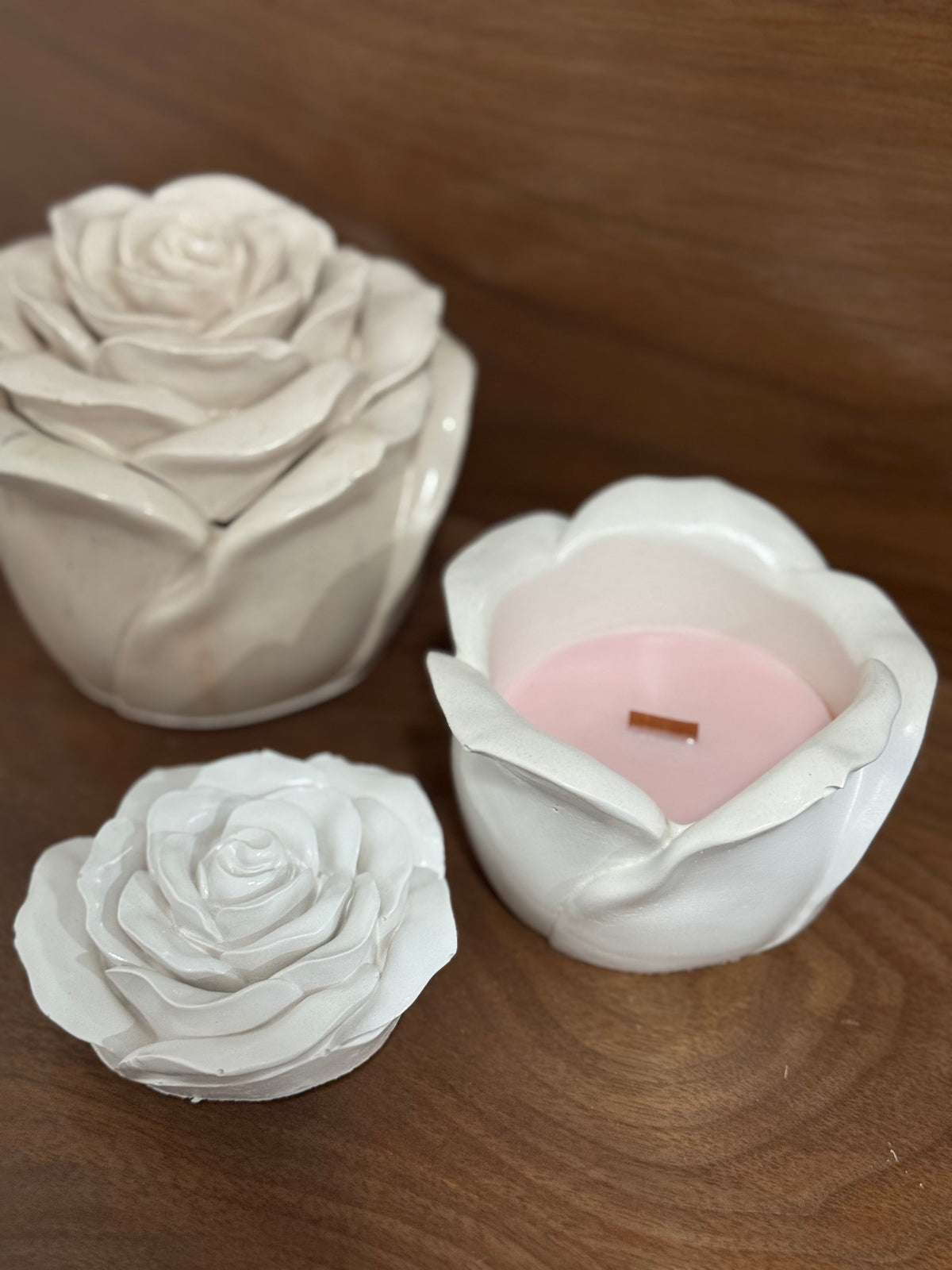 Tarro “Rosa eterna” 7 oz