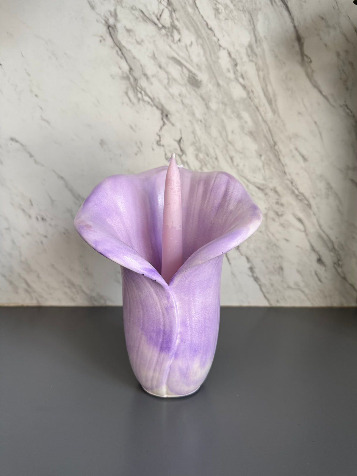 Porta velas “Flor de Cala” grande