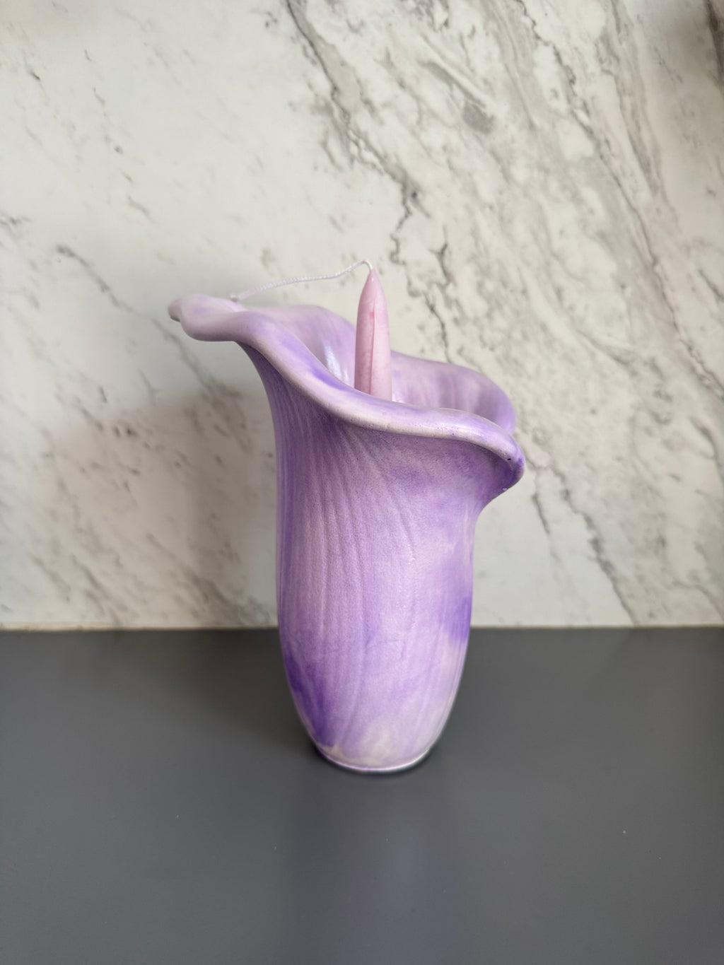 Porta velas “Flor de Cala” grande